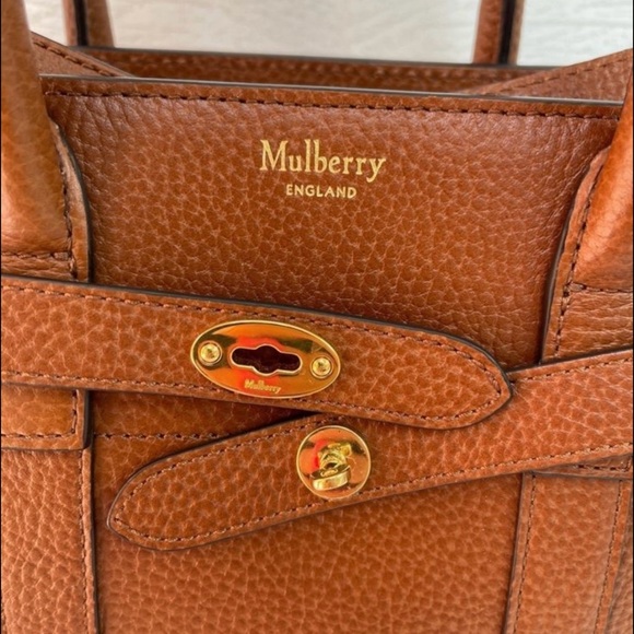 **SOLD**Mulberry Oak Small Bayswater Zip Bag - Picture 3 of 13